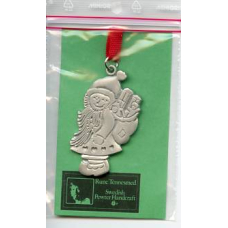 Pewter Ornament -  Santa with Gifts